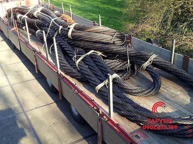 Round steel cable