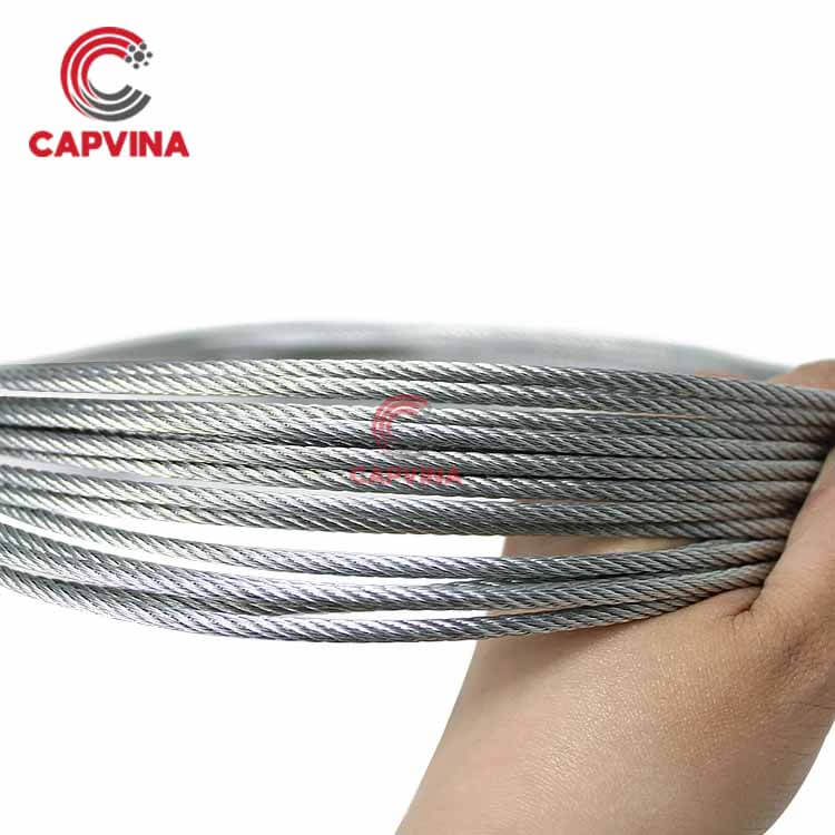 Galvanized Steel Wire Rope Feature 7X7