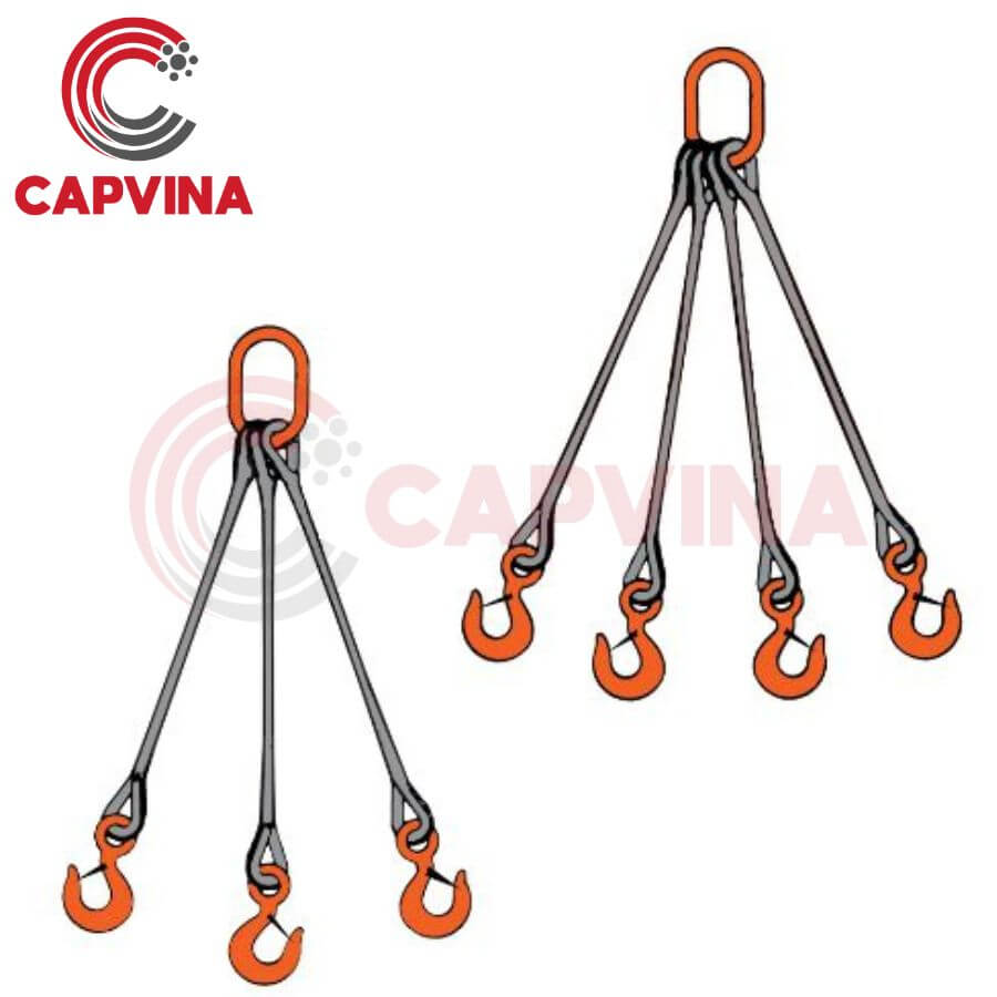 Multiple Leg Wire Rope Sling