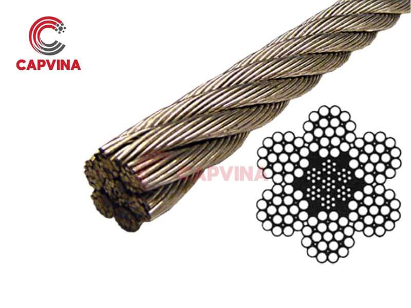  structure of stainless steel wire cables