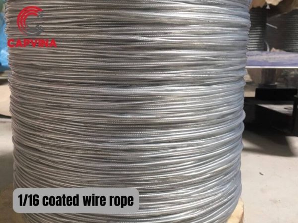 1 16 coated wire rope