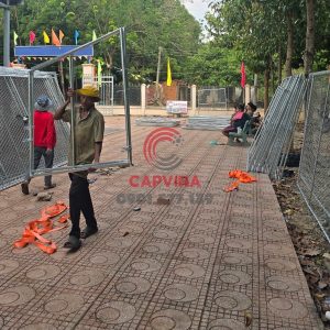 Helipad safety net