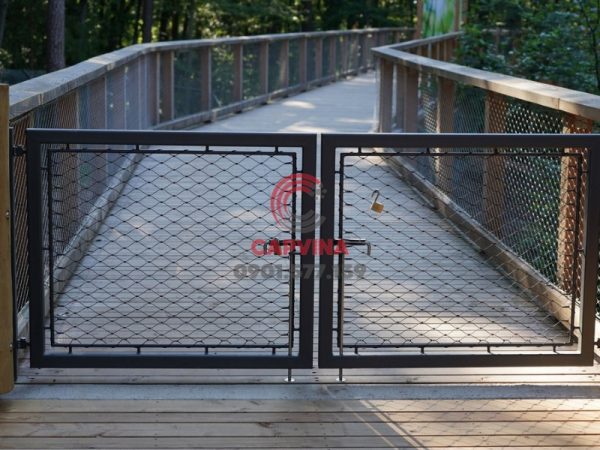 Pedestrian Bridge Safety Cable Net