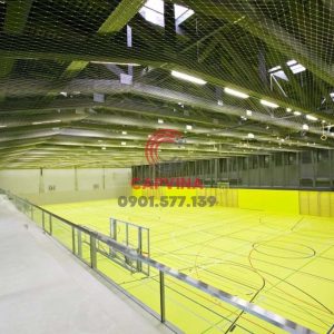 Basketball court fence netting