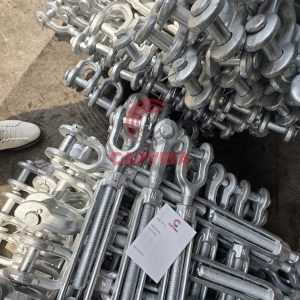 Hot-dip galvanized turnbuckle CAPVINA – even zinc coating